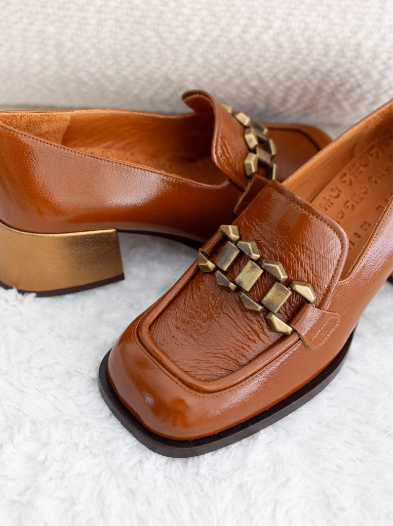 Bristol tan multi Penny Loafers Suede