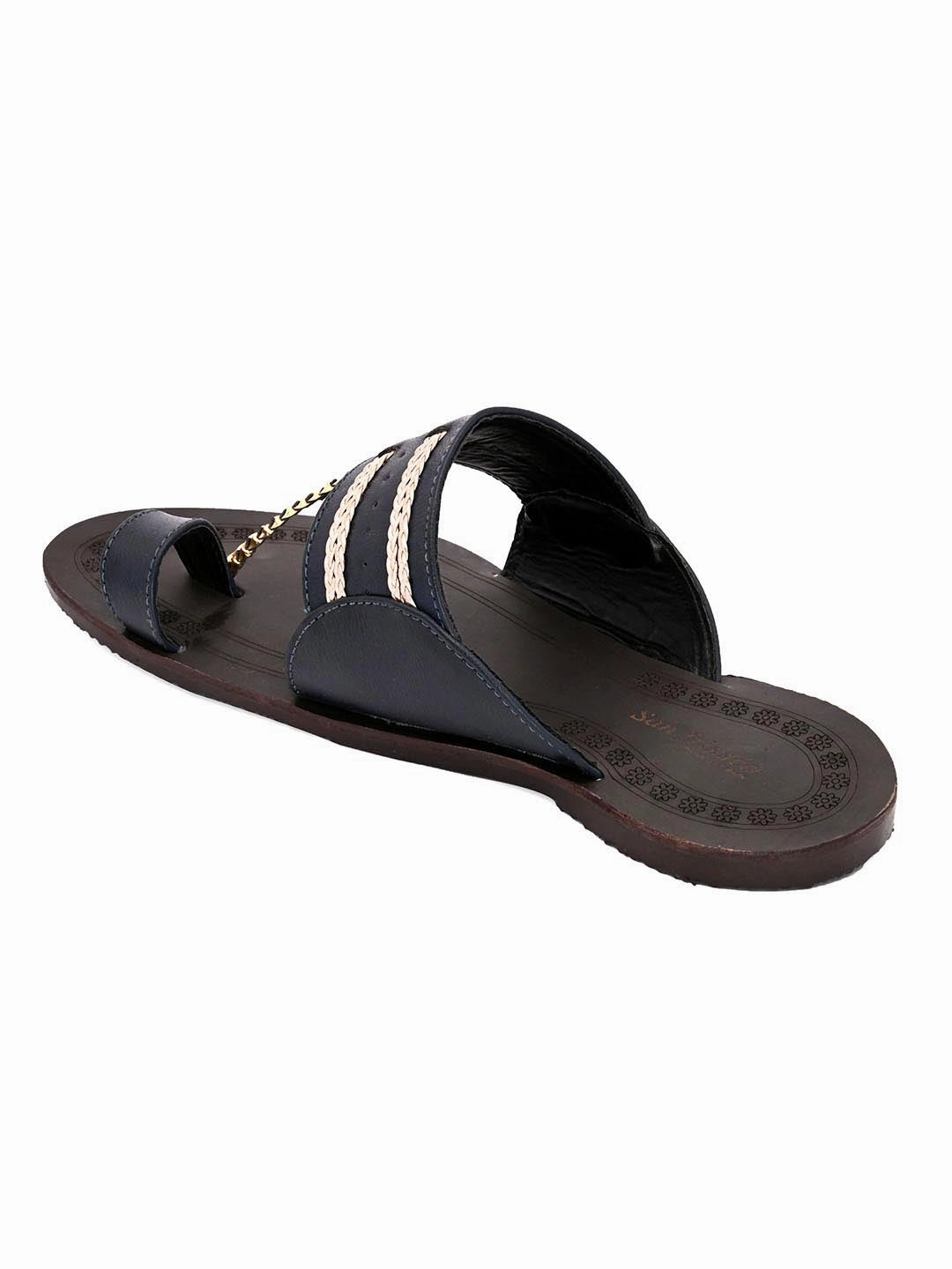 Khadi Ethnic Kolhapuri Slippers Favorite Slippers
