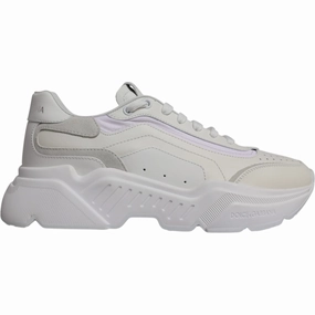 Good Sneakers For Standing Dolce & Gabbana White Daymaster Low Top Sneakers Shoes
