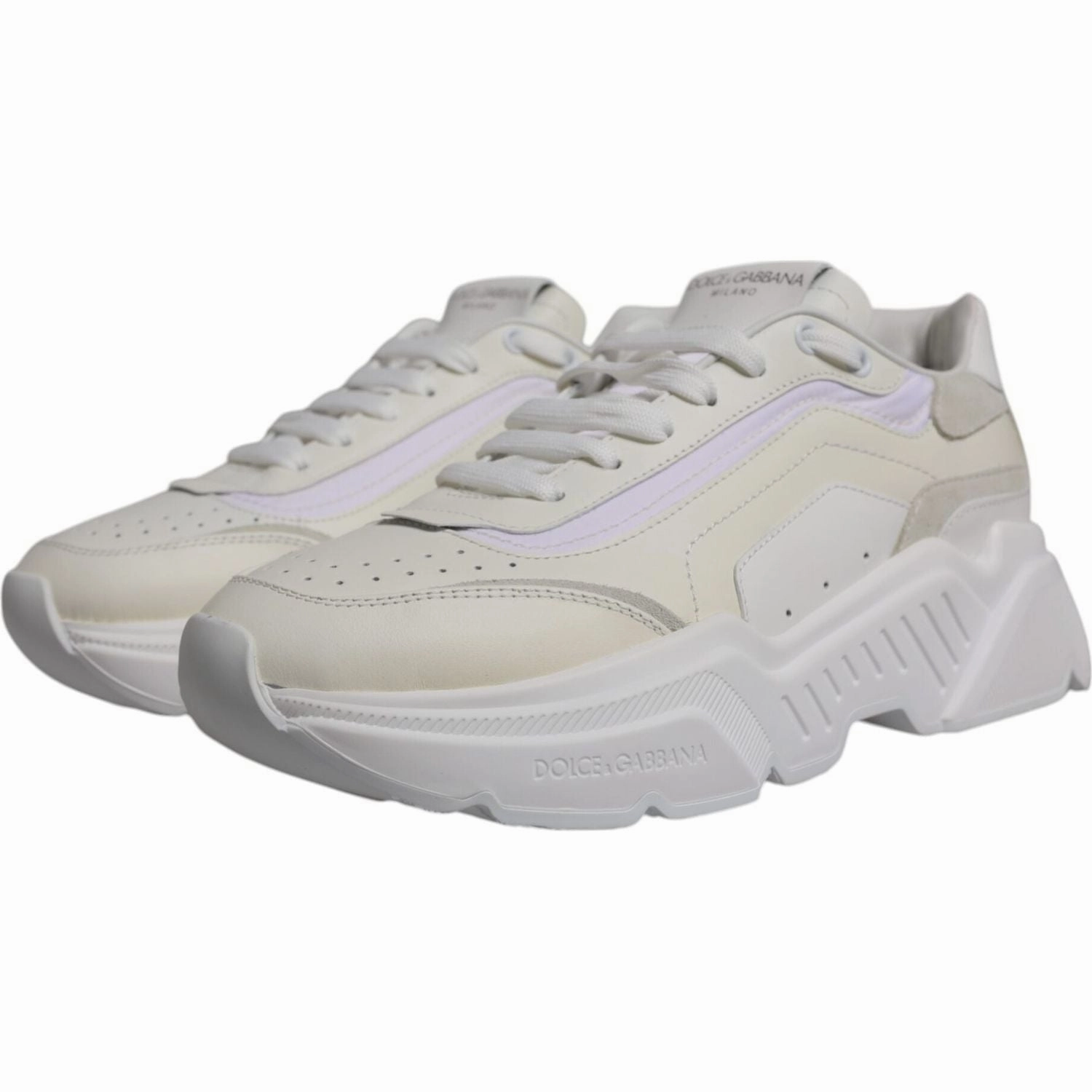 Sneakers With Fingers Dolce & Gabbana White Daymaster Low Top Sneakers Shoes