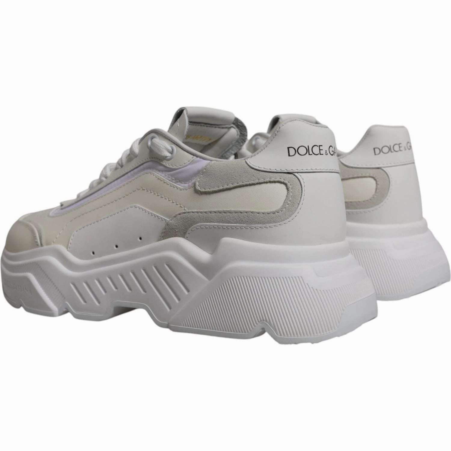 Dolce & Gabbana White Daymaster Low Top Sneakers Shoes Light Sneakers