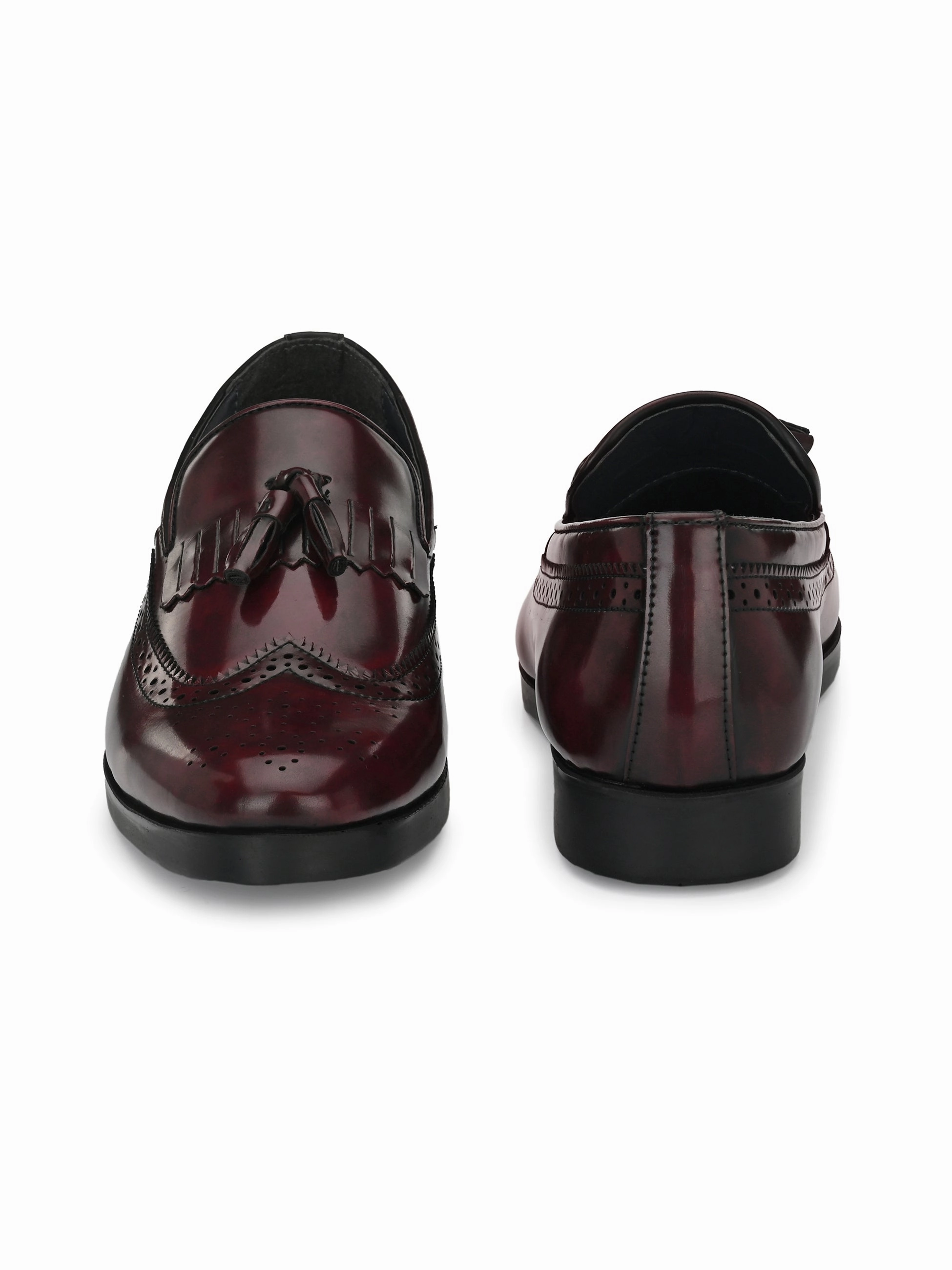 Eden Kilt Tassel Loafers Extra Wide Penny Loafers
