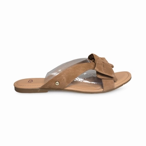 UGG Fonda Chestnut Flip Flops - Women's Kourtney Kardashian Flip Flops
