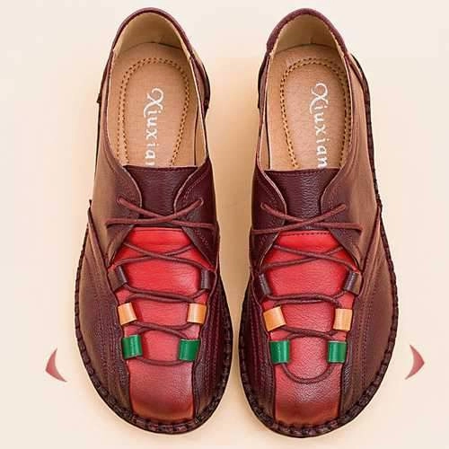 American Classics Hampton Loafers Comfortable Leather Lace Up Loafers For Women