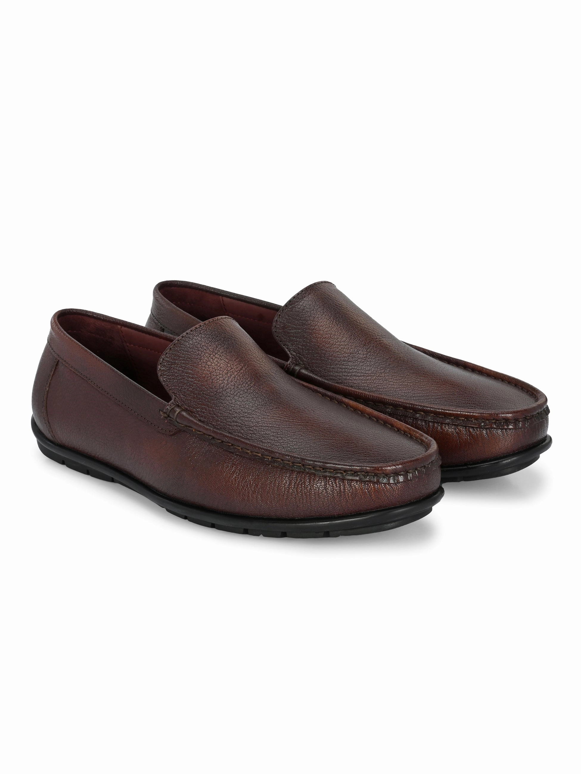 Loafers Black And Gold Verity Cherry Solid Loafers