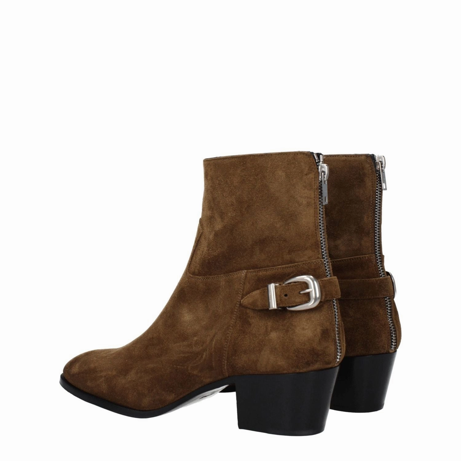 Casual Workout Shoes Celine Brown Leather Ankle Boots