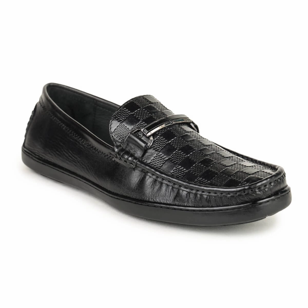 Loafers Restaurant Baltimore Md Britmen S-18 Checkbox Pattern Horsebit Loafers For Men