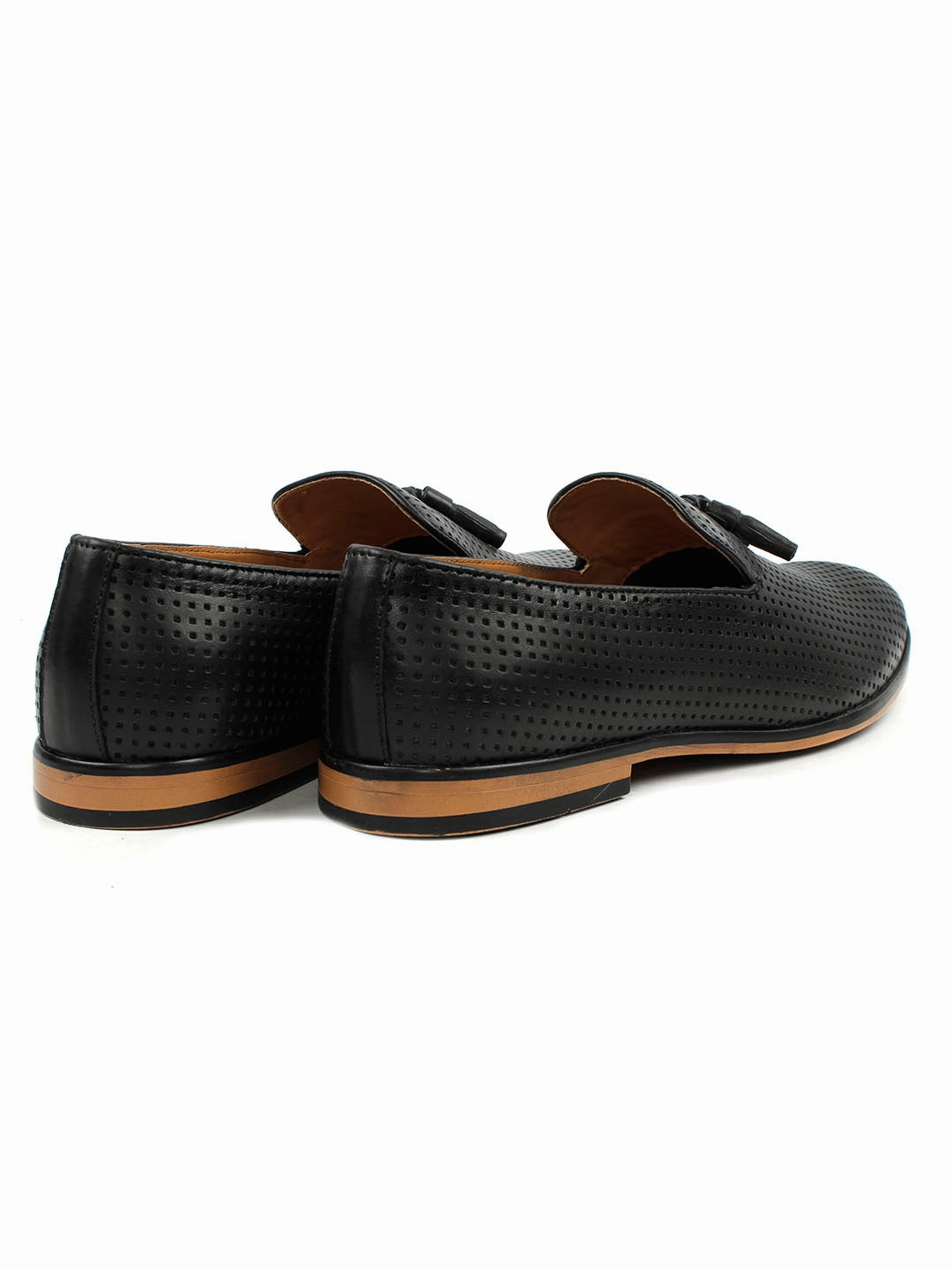 Tassels On Loafers Pierced Black Tassel Loafers