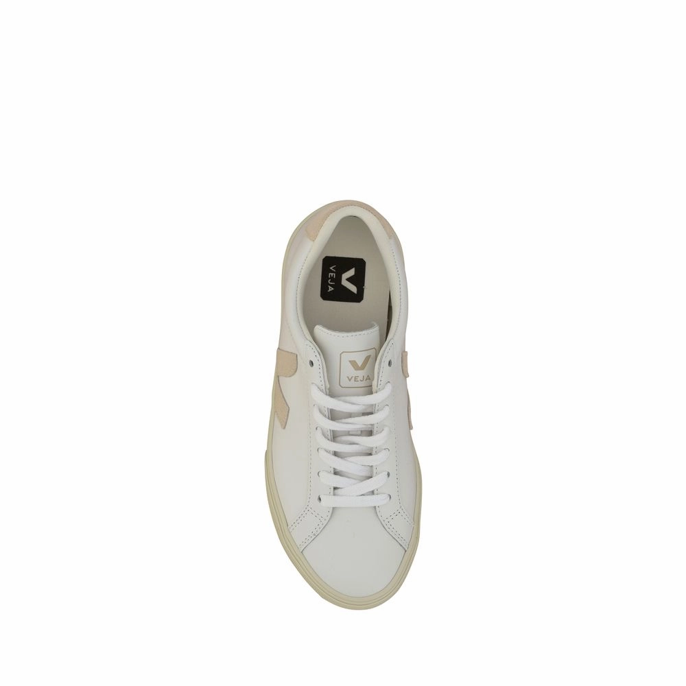 Wide Toddler Sneakers Veja White Calf Leather Bos Taurus Sneakers