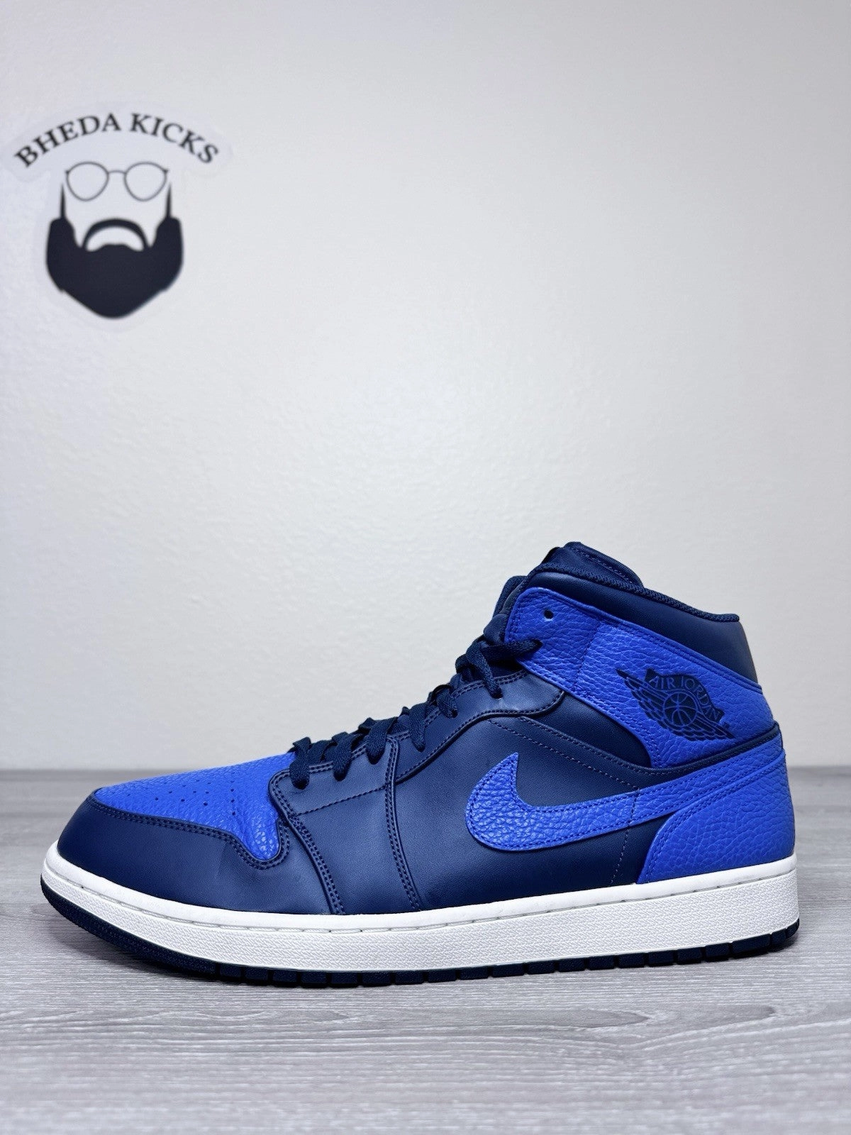 Size 16 - Nike Air Jordan 1 Mid Obsidian Game Royal 2018 554724-412 Asics Gel Contend 9 Running Shoe