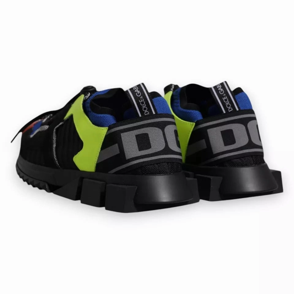 Dolce & Gabbana Multicolor Low Top Sorrento Sneakers Shoes Minimal Sneakers