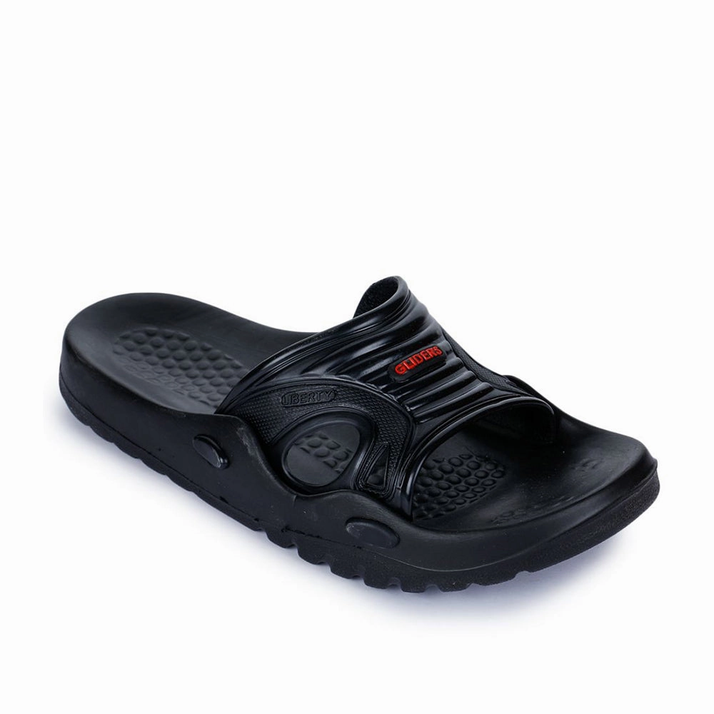 Slides Summer A-HA By Liberty Black Slides For Men GLD.BEACHN