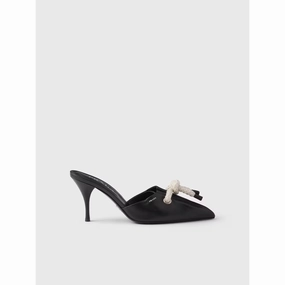 Prada Black Nappa Leather Rope Detail  Sandals Sandals South Coast Jamaica