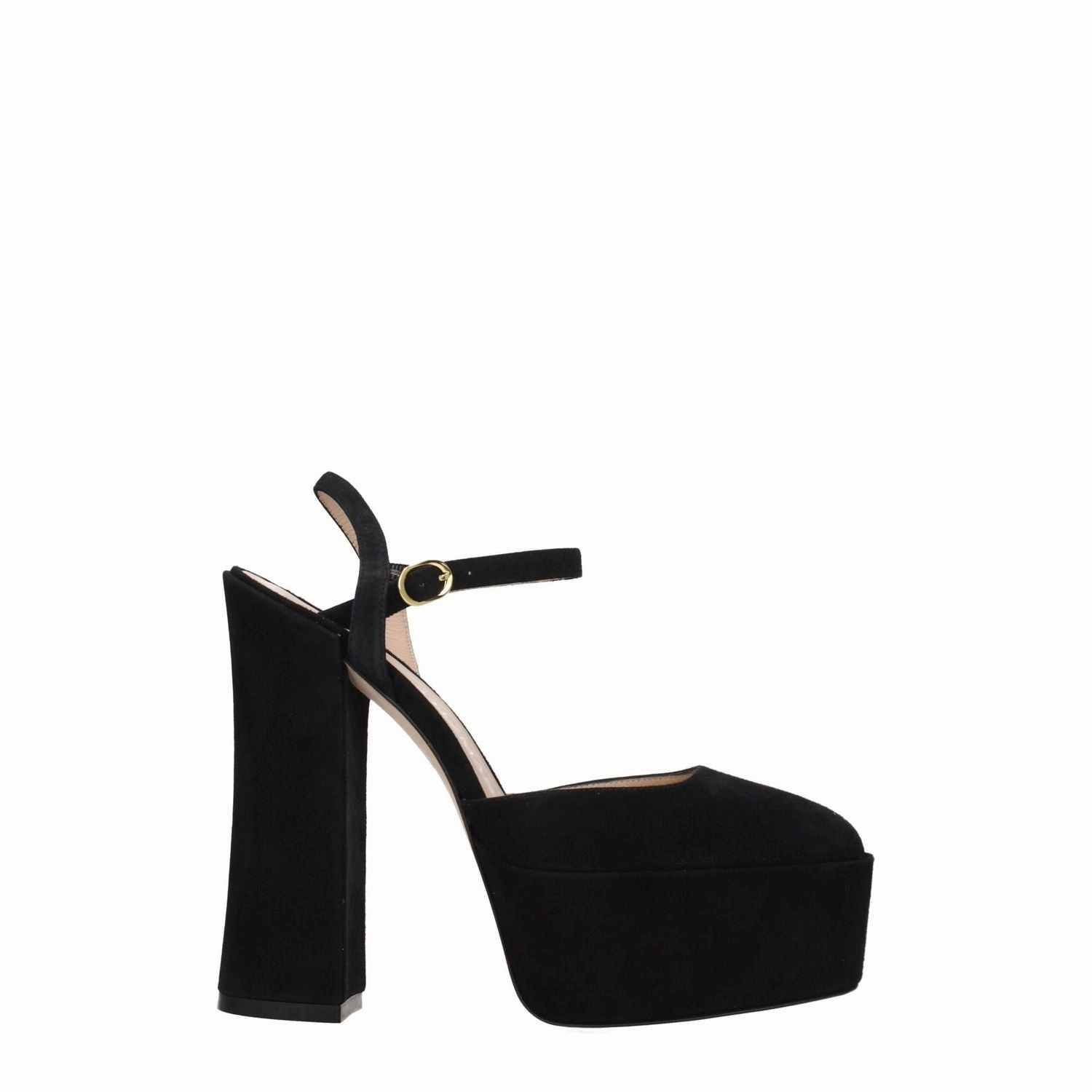 Stuart Weitzman Black Leather Platform Sandals Sandals Locations Turk And Caicos