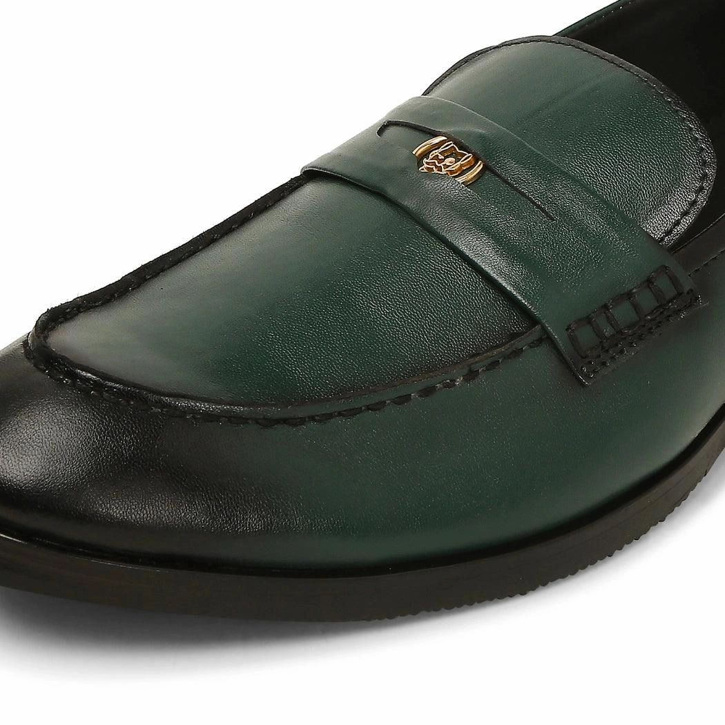 Isabel Marant Loafers Elbono- Forest Green Penny Slip On