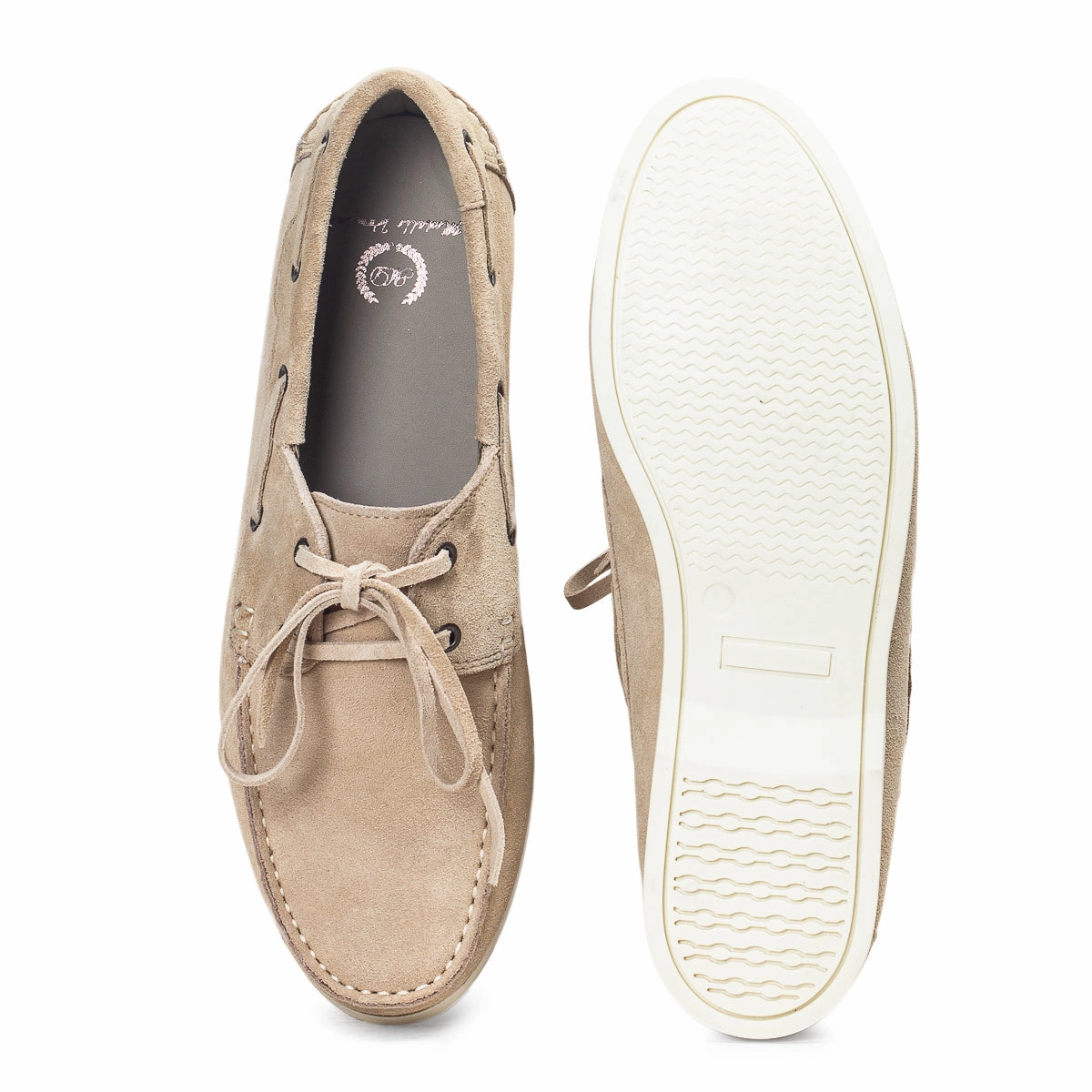 Riali Loafers Lucia Yatch Suede Loafers (Beige - Limited Edition)