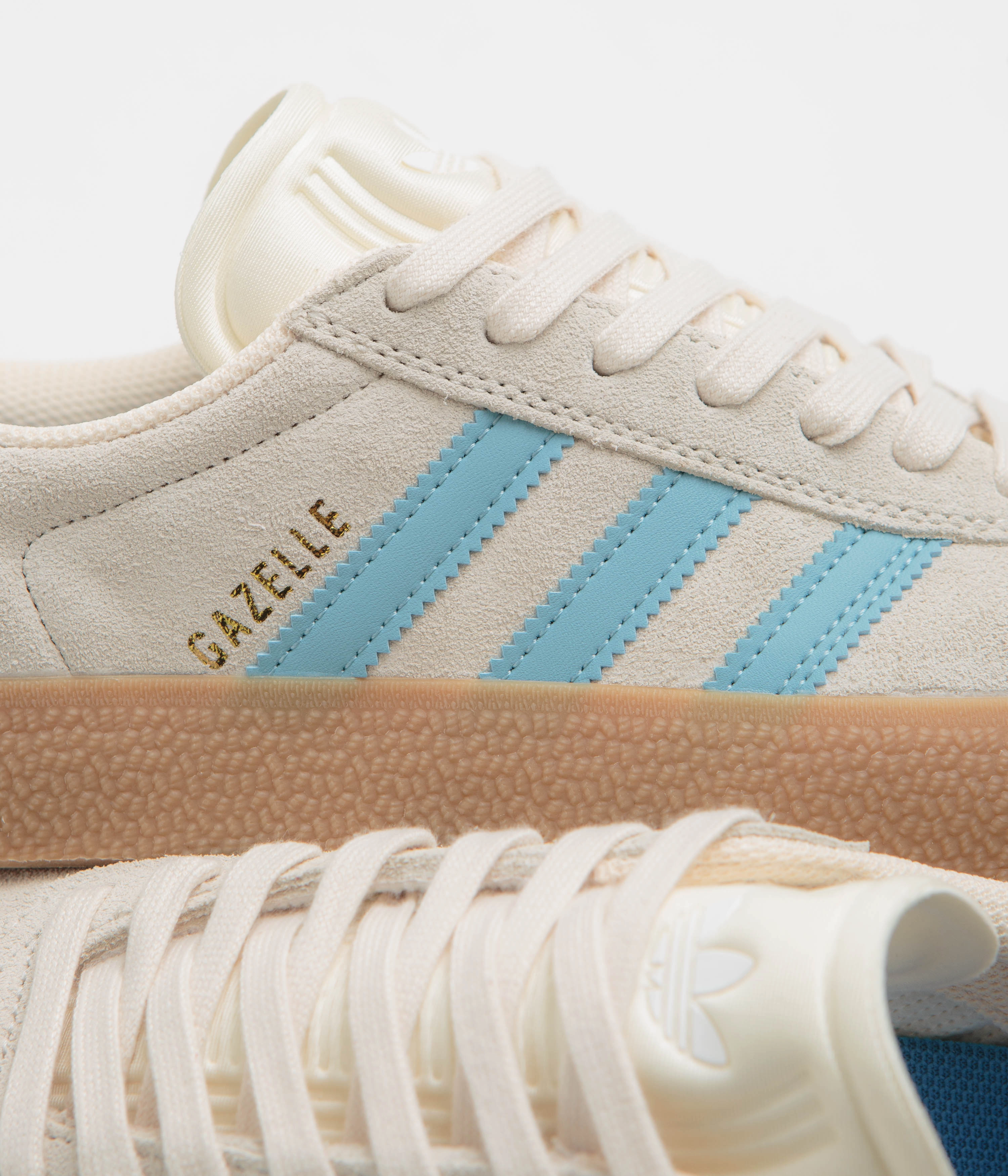 Adidas Originals Gazelle Shoes Adidas Gazelle ADV Shoes - Wonder White / Preloved Blue / Gum4