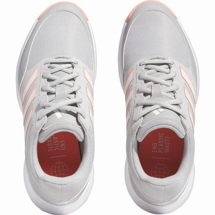 Adidas Superstar Basketball Shoes New Adidas Womens Tech Response 3.0 Golf Shoes - Grey Two/Cloud White/Coral Fusion