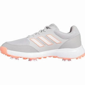 Cloud Foam Shoes Adidas New Adidas Womens Tech Response 3.0 Golf Shoes - Grey Two/Cloud White/Coral Fusion