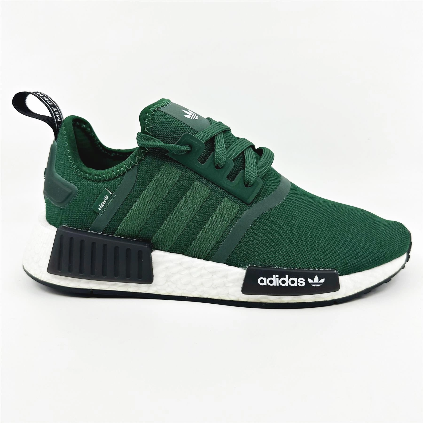 Mesh Running Shoes adidas NMD R1 Green White Black Women Athletic Sneaker HQ4280
