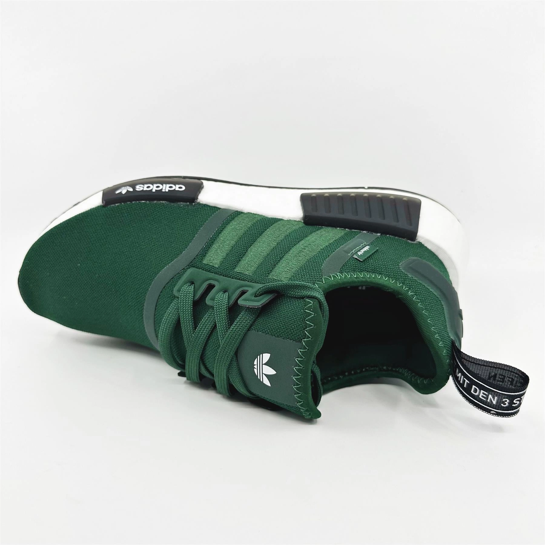 Trail Running Shoes Sale adidas NMD R1 Green White Black Women Athletic Sneaker HQ4280