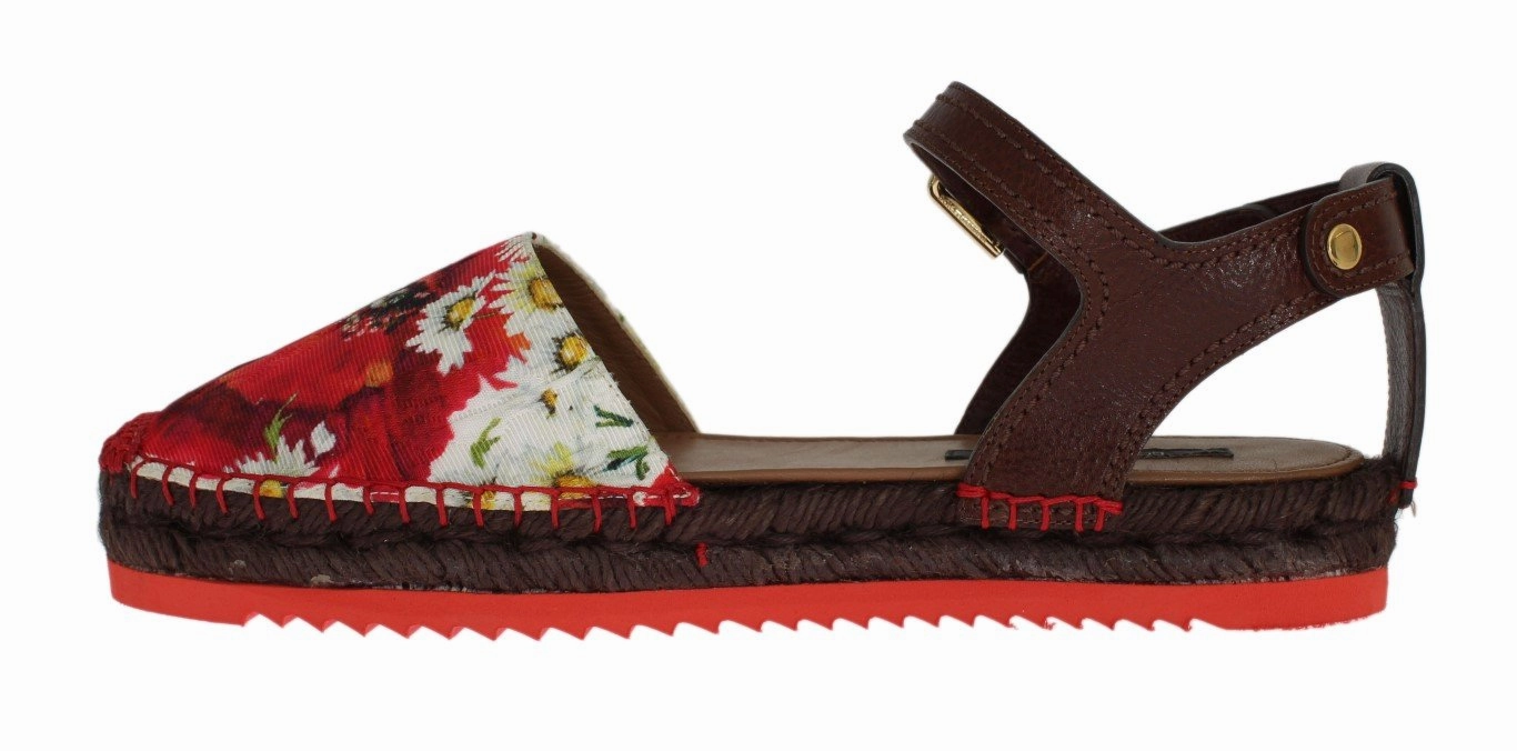 Support Inserts For Sandals Floral Brocade Espadrilles Sandals