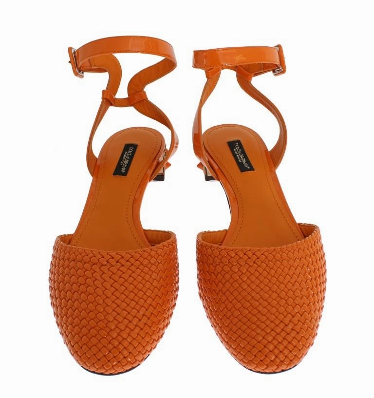 Seychelles Sandals Sale Orange Leather Crystal Block Heel Shoes
