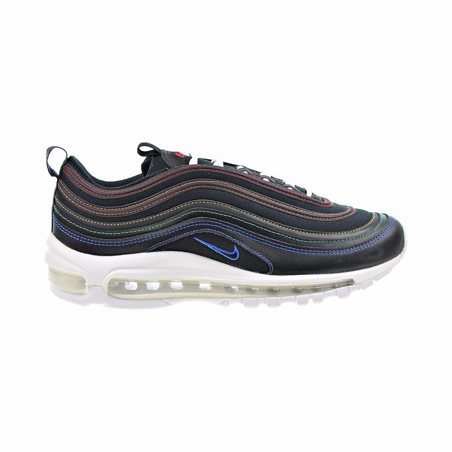 Nike Air Max 97 Women's Shoes Black-Hyper Royal-Multi Asics Exos Wrestling Shoes