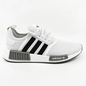 adidas NMD R1 Primeblue White Core Black Grey Men Athletic Sneaker GZ9261 Newest Running Shoes