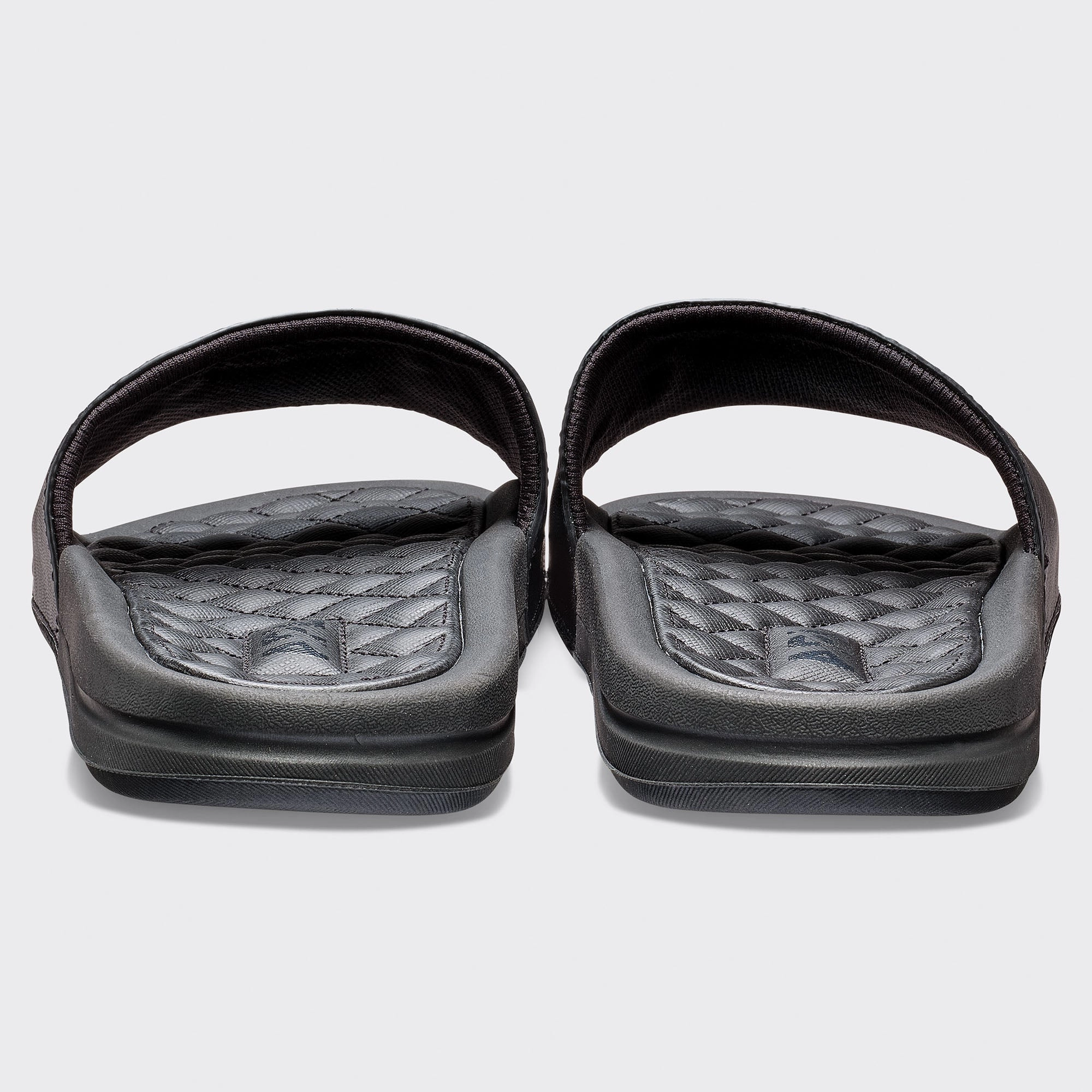 Most Durable Running Shoes Men's Lusso Logo Slide Black