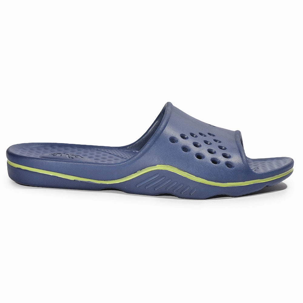 AHA (N.Blue) Slides For Men RAMP By Liberty Basket Of Slippers
