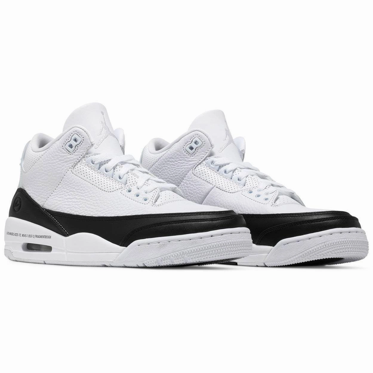 Nike Fragment Design x Air Jordan 3 Retro SP 'White' Asics Dynablast 3 Running Shoes