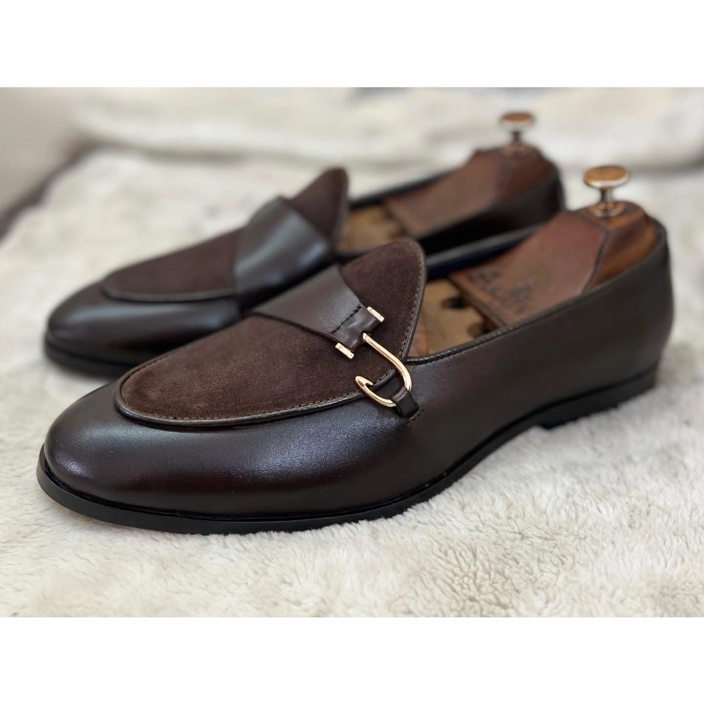 Belgian Loafers Brown Moritz Loafers Embroidered