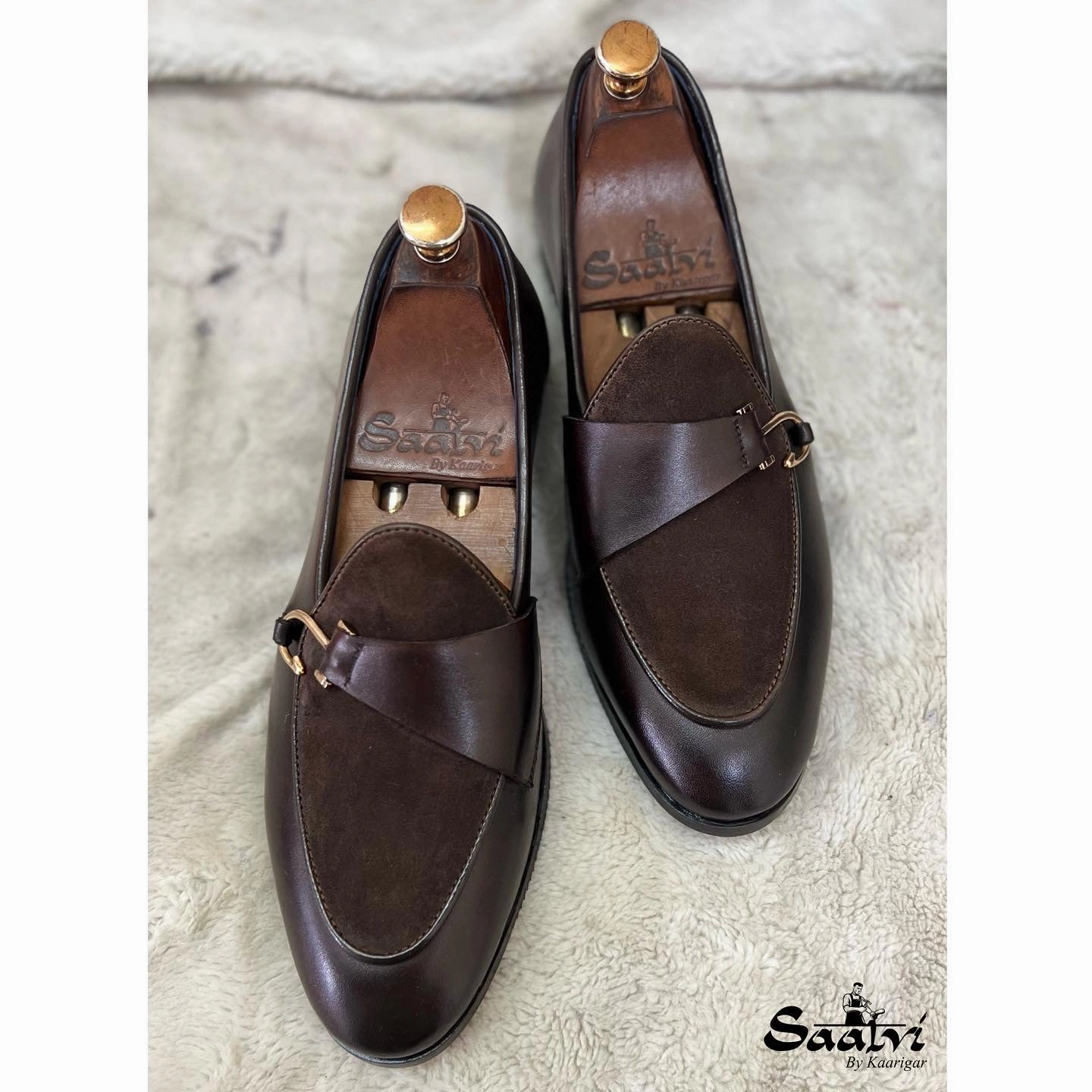 Belgian Loafers Brown Moritz Patent Leather Tuxedo Loafers