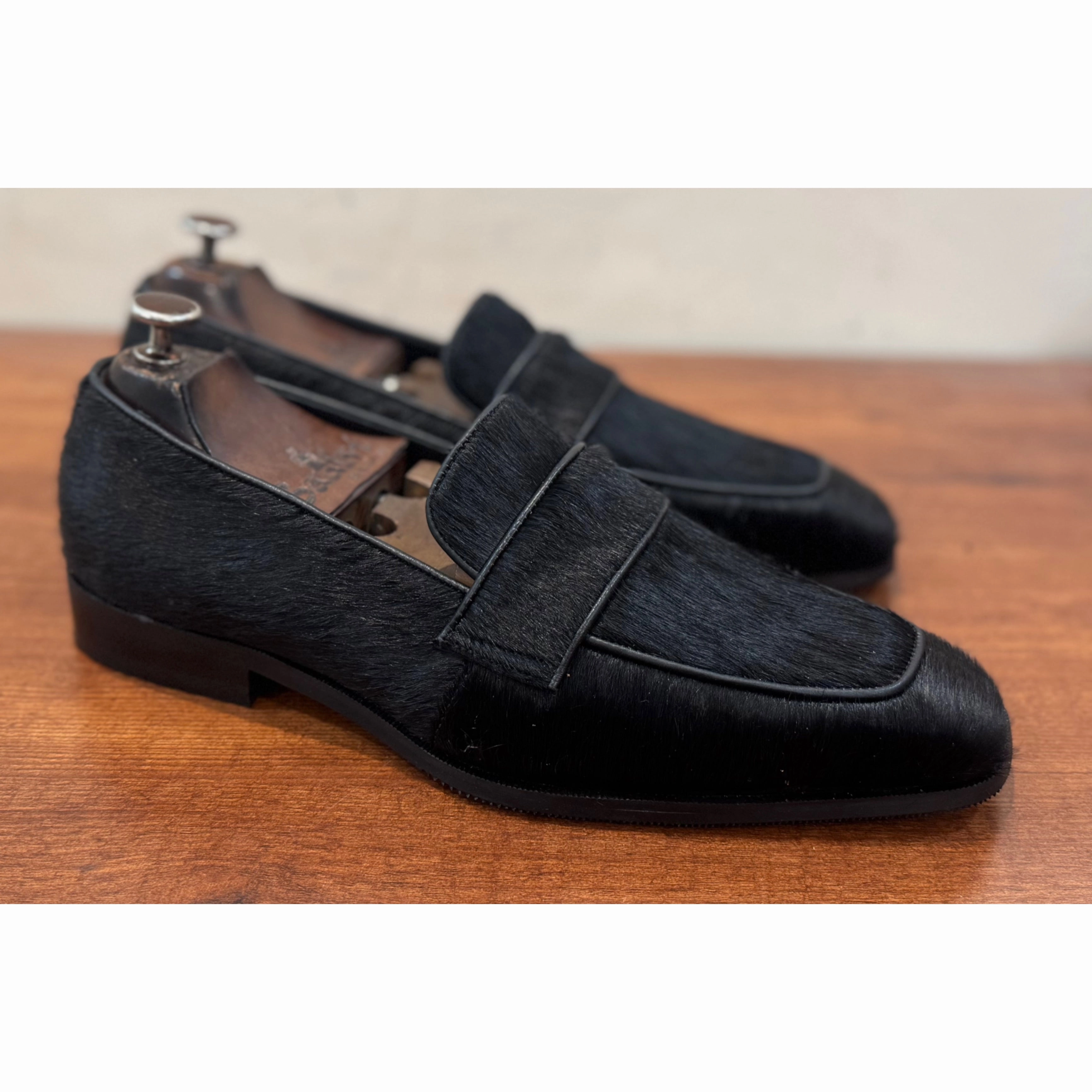 Dexter Penny Loafers Hairon Leather Loafers Black