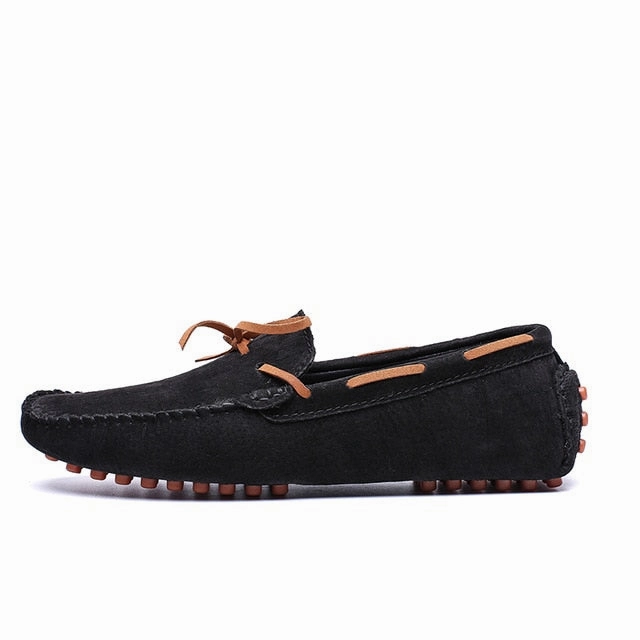 Men's Casual Shoes Genuine Leather Flats Zapatos Hombre Driving Loafers Footwear Soft Moccasins Men British Style Chaussures