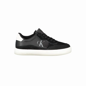 Most Popular Sneakers 2024 Calvin Klein Black Polyester Men Sneaker