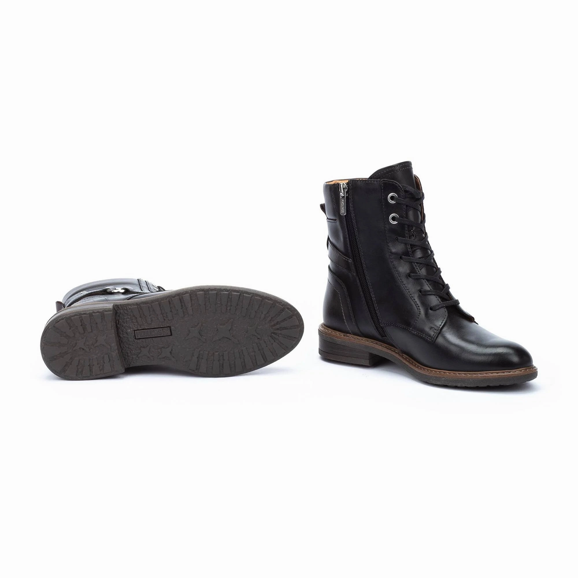 Best Barefoot Casual Shoes Pikolinos Aldaya Two-Tone Tall Ankle Boots Women's