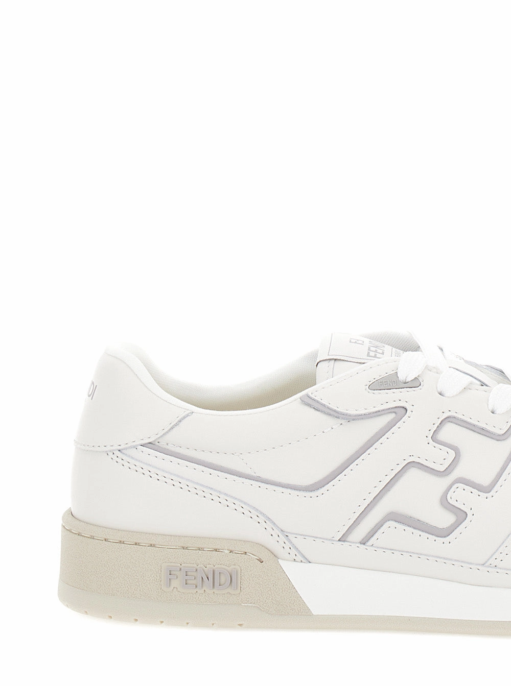 Best Shoe For Plantar Fasciitis And Flat Feet Fendi Men 'Match' White Tonal  Low-Top Sneakers With Ff Detail In Leather Man