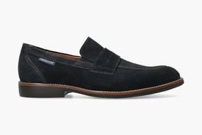 Loafers Embroidered Fergus - Blue