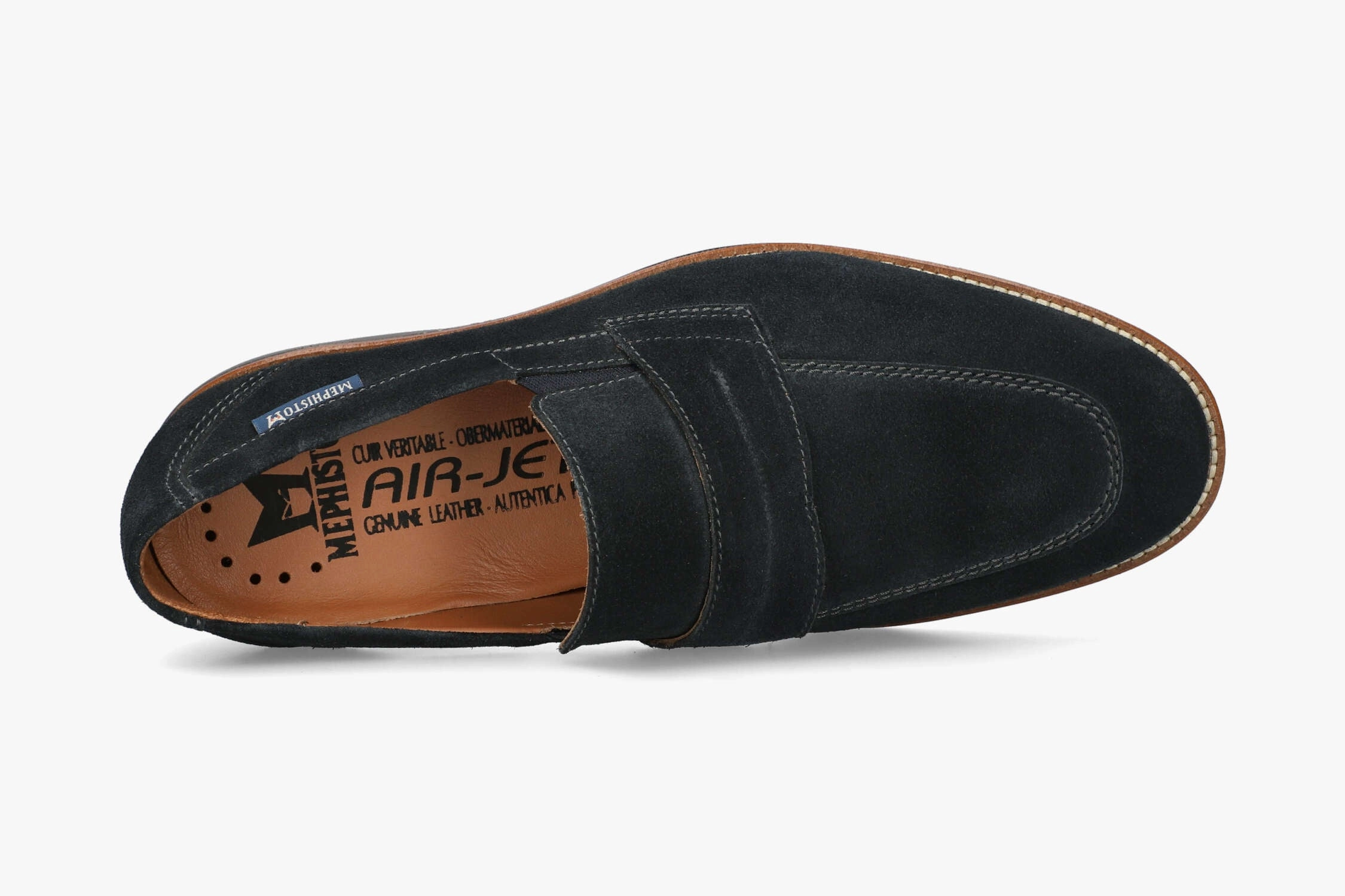 Fergus - Blue Tuxedo Shoes Loafers