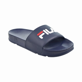 Fila Drifter Men's Slide Sandals Navy-Red-White Scuffette Ii Suede Slippers