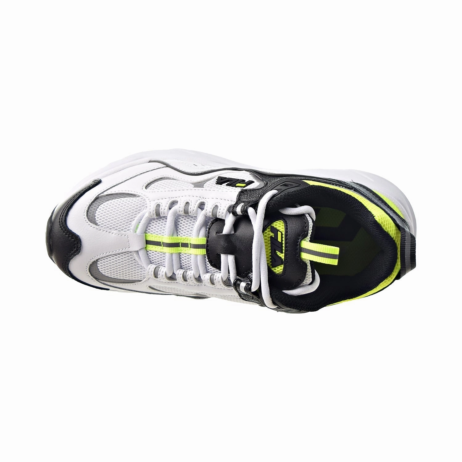Fila Trigate Plus Women's Shoes White-Black-Safety Yellow Best Shoes Running