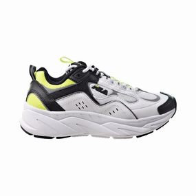 Fila Trigate Plus Women's Shoes White-Black-Safety Yellow Best Running Shoes For Track Athletes