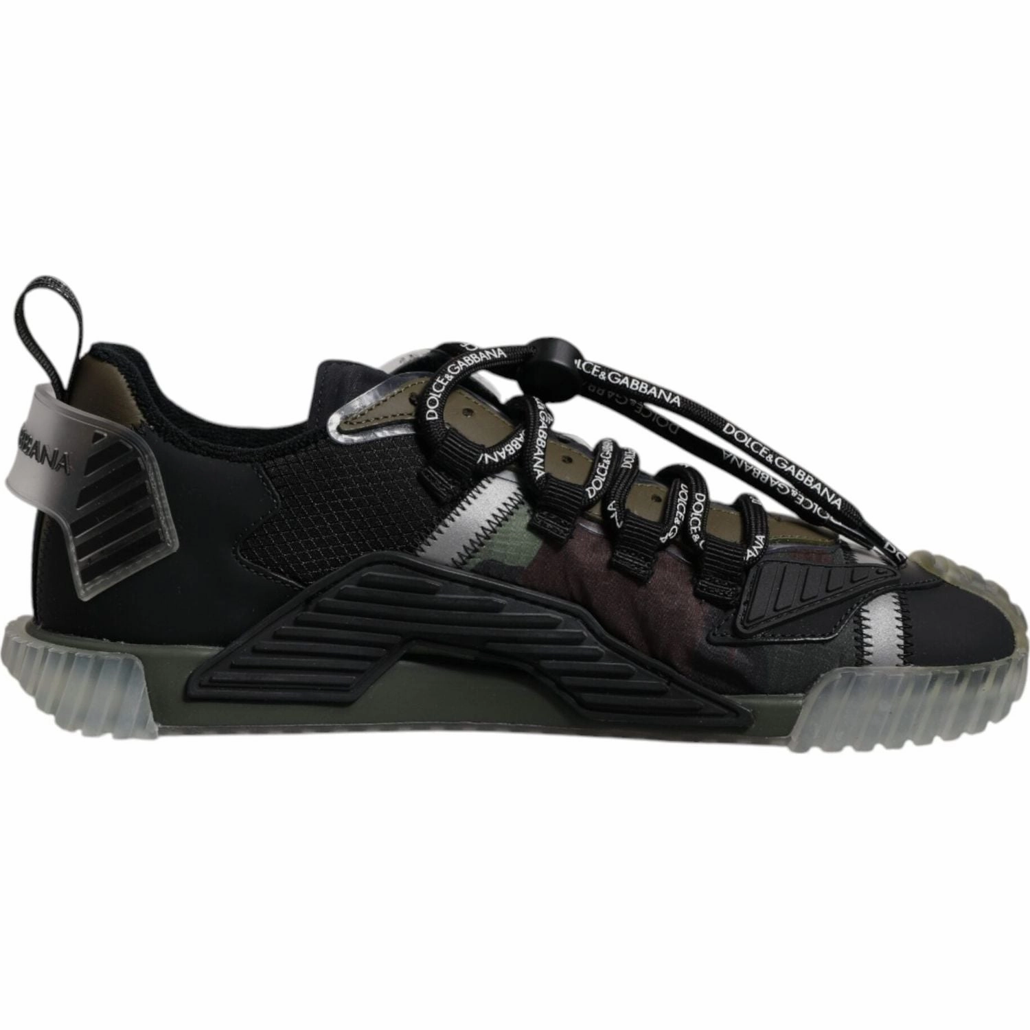 Best Running Sneakers For Wide Feet Dolce & Gabbana Black Green Camo NS1 Low Top Sneakers Shoes
