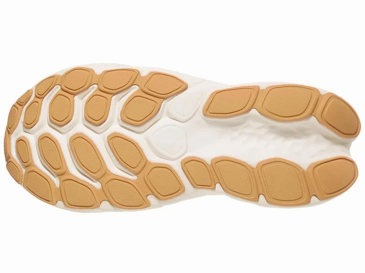 New Balance | Fresh Foam X More v4 | Women's | Sea Salt/Gulf Red/Lemon Zest Best Running Shoes 2023