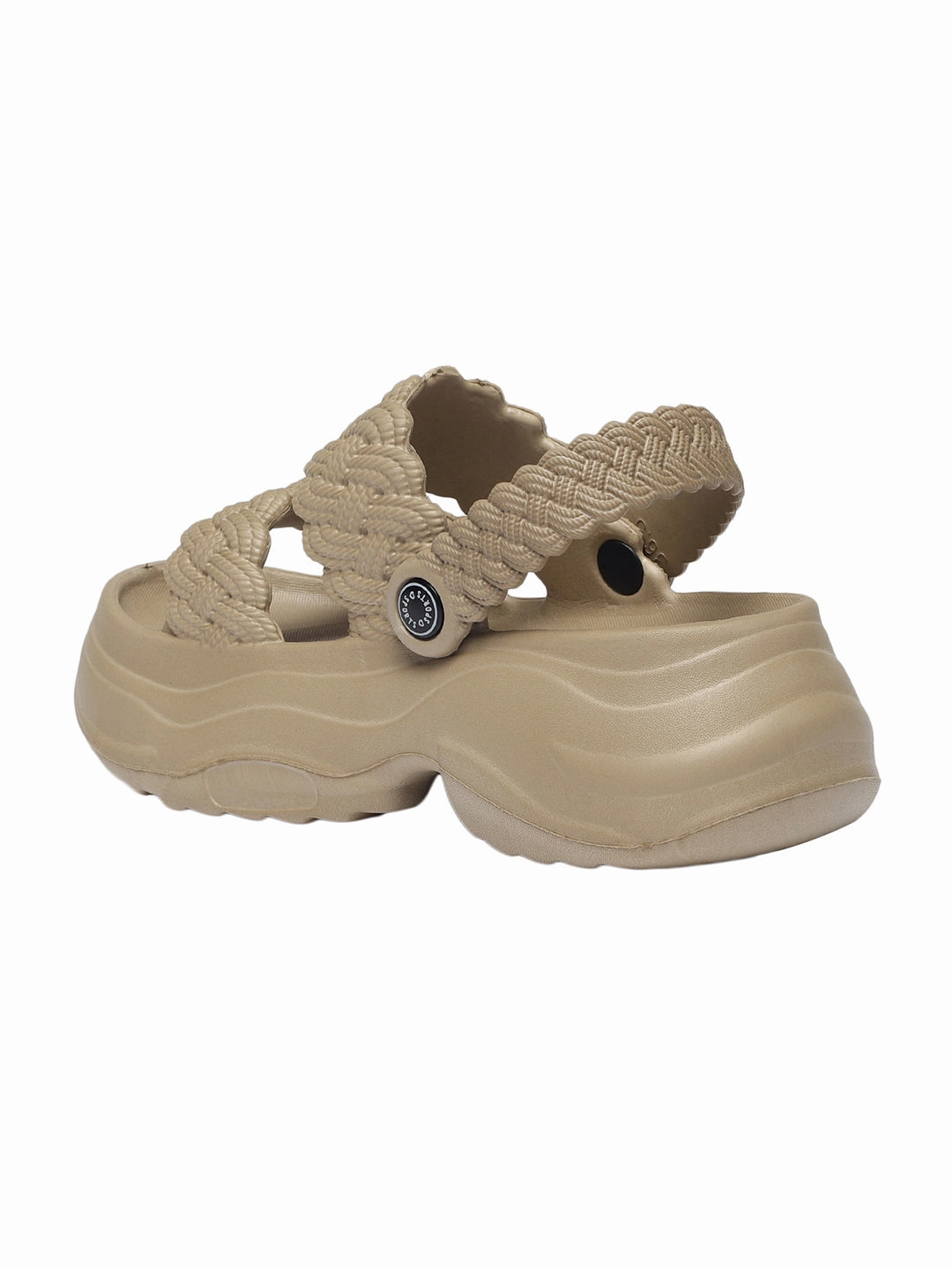 Flip Flop Pics Flora Beige Clogs Sandal