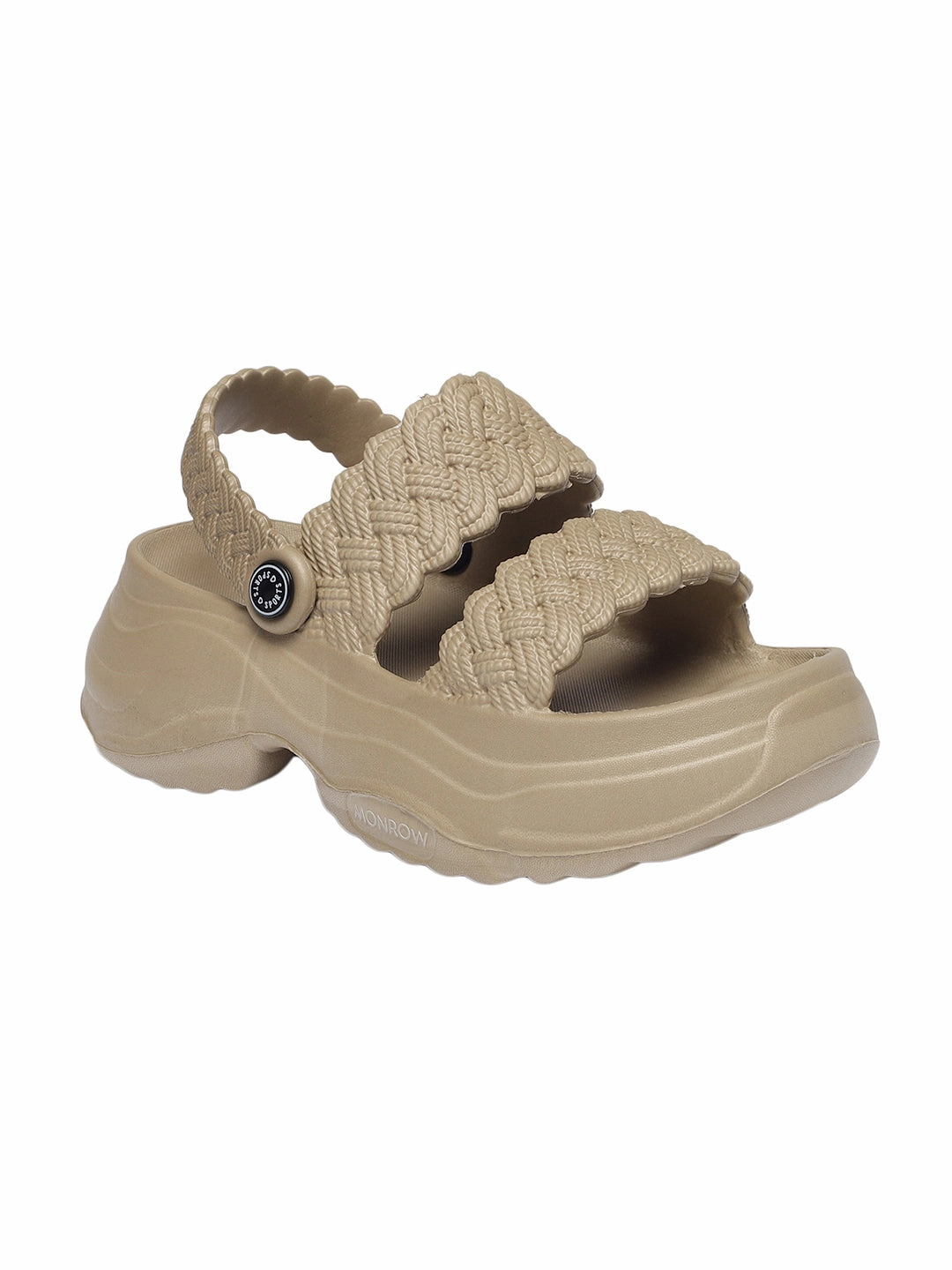 Flora Beige Clogs Sandal Soft Squishy Flip Flops