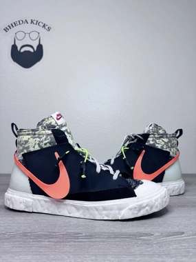 Asics Running Shoe For Pronation Size 14 - Nike READYMADE x Blazer Mid Black Camo CZ3589-001 Preowned Oh