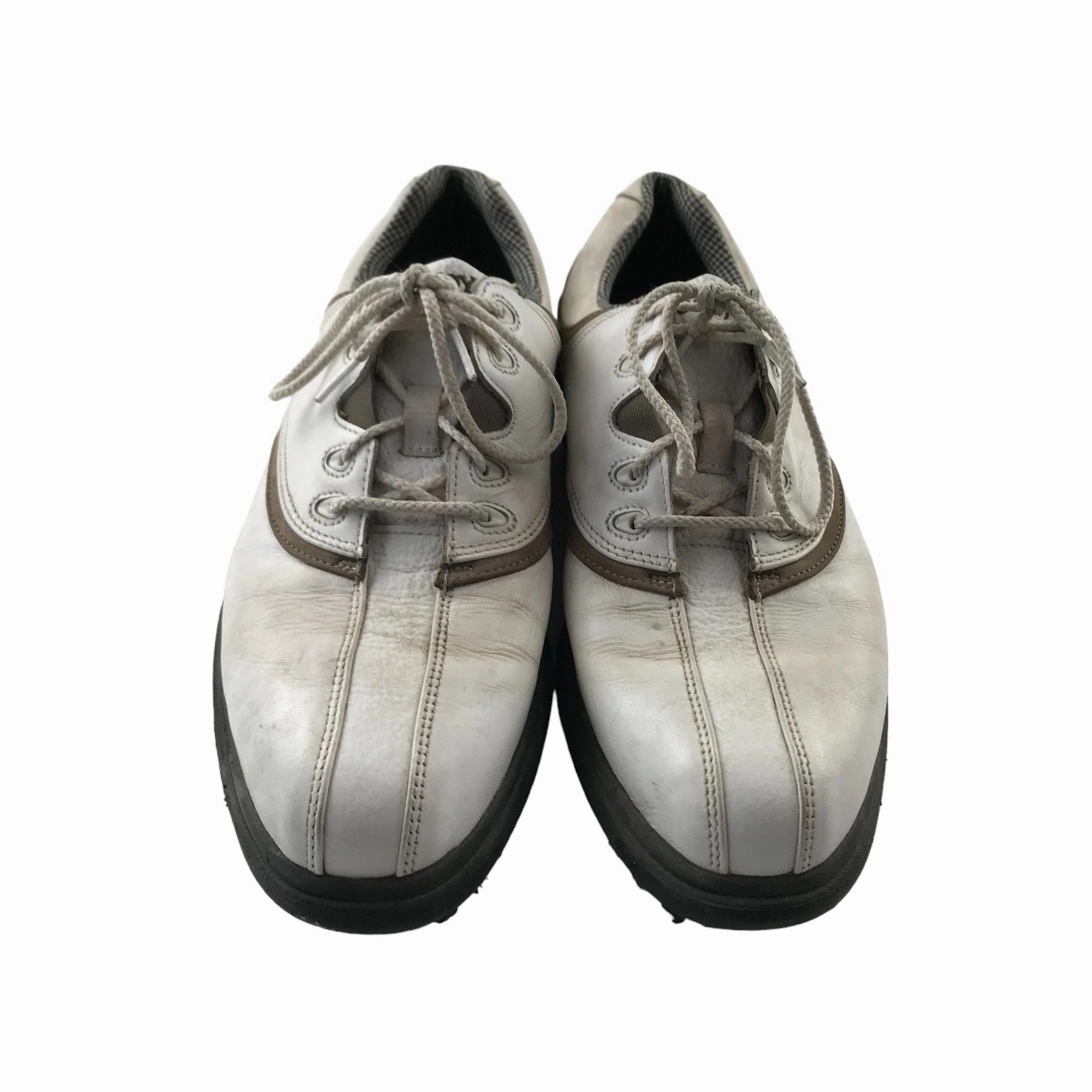 Adidas Harden Vol. 5 Basketball Shoes FootJoy Golf Shoes Shoe Size 6 White and Light Brown